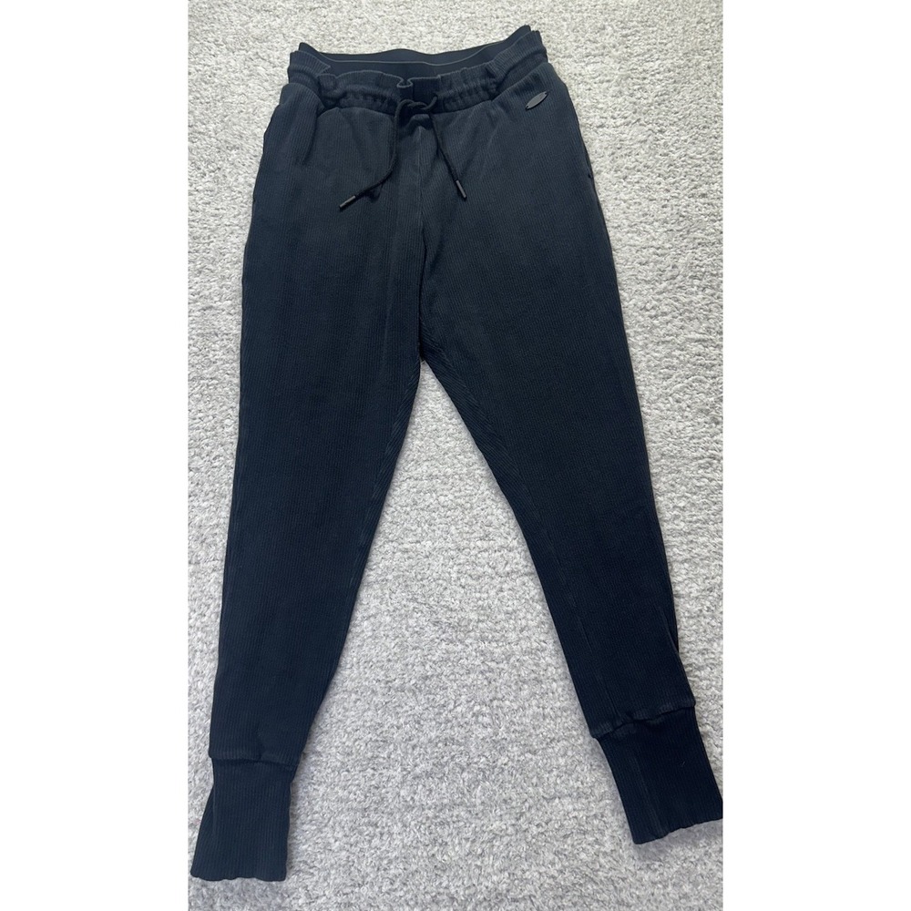 Gymshark‎ Sweatpants Women's Black Drawstring Joggers High Rise Size Small